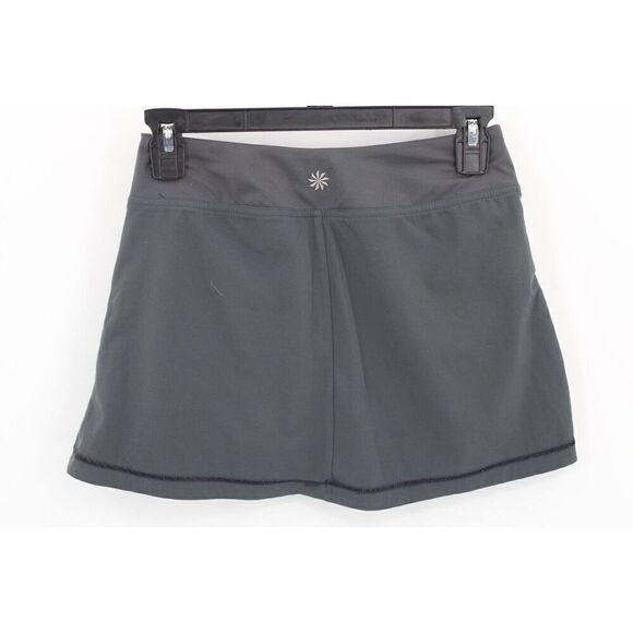 Athleta Laser Cut Tennis Skort Skirt Womens Size XXS Gray #905937 - Picture 5 of 8